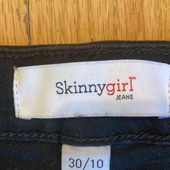 skinnygirl black tuxedo jeans. Size 10.barely worn - Picture 4 of 7